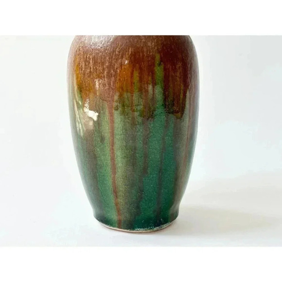 Drip Glaze Hosley Pottery Handmade Mini Vintage Vase - Picture 6 of 6